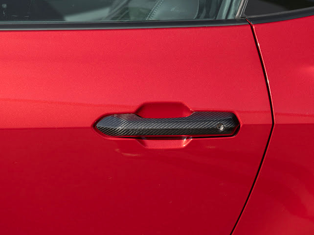 2024-UP FORD MUSTANG S650 | CARBON FIBER DOOR HANDLE COVER